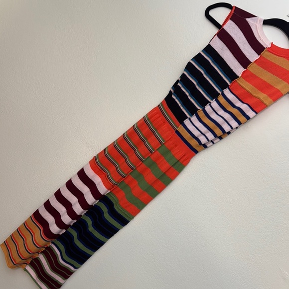 Marni size 40 (IT) 4 (US) Colorful Striped Sleeveless Dress - Picture 11 of 11